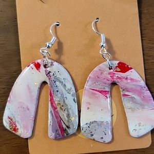 Earrings, dangle hook